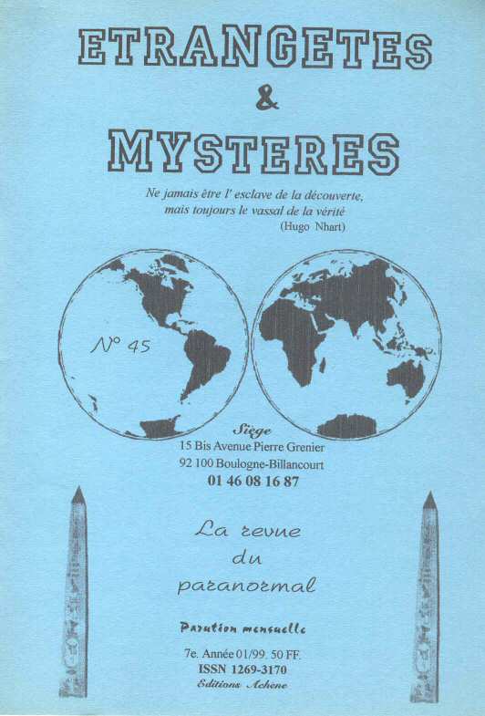 1991-1998 Etrangetés et Mystères - revue
